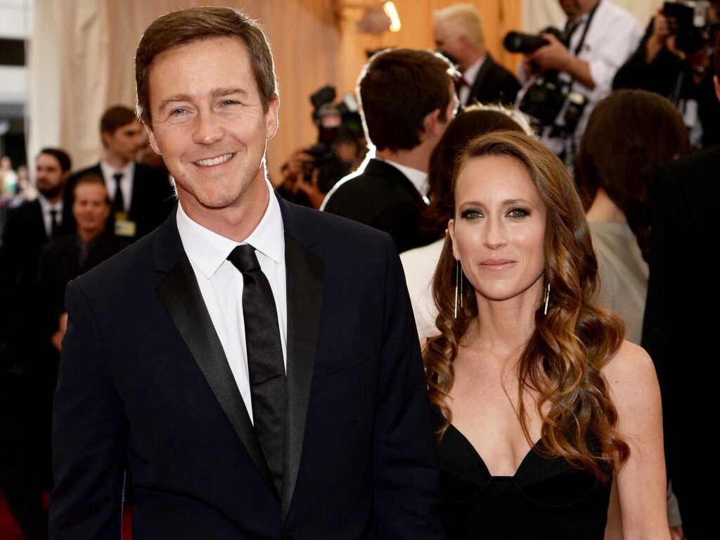 edward norton wife