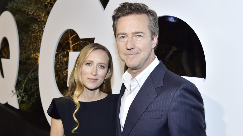 edward norton wife